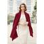 RIIQIICHY Damen Schal Winter Weinrot Pashmina Stola Festlich Herbst xxl schals Tücher für Abendkleider Frauen Hochzeit schultertuch