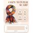 Tuopuda Damen Schal Kariert Schal Damen Winter Tartan Wraps Long Spinning Tassel Shawl Stola Warm Scarf, Z-07, Einheitsgröße