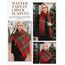 Tuopuda Damen Schal Kariert Pashmina XXL Stolen übergroßer Herbstschal Winterschal Karo Tartan Schultertuch Plaid Deckenschal Modeschal Weicher Warmer Oversized Fransen, Rot + Grün, Einheitsgröße