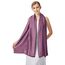 vimate Abendtücher für Kleider - Weiches Pflaumenfarbenes Pashmina Tuch Schal für Damen Hochzeit (DE-Plum & Gold)