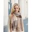Tuopuda Damen Schal Kariert Pashmina XXL Stolen übergroßer Herbstschal Winterschal Karo Tartan Schultertuch Plaid Deckenschal Modeschal Weicher Warmer Oversized Fransen, Orange, Einheitsgröße