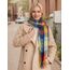 Tuopuda Damen Schal Kariert Schal Damen Winter Tartan Wraps Long Spinning Tassel Shawl Stola Warm Scarf, Z-07, Einheitsgröße