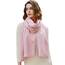 RIIQIICHY Damen Schal Winter Rosa Pashmina Stola Festlich Herbst xxl schals Tücher für Abendkleider Frauen Hochzeit schultertuch Frühling