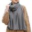 RIIQIICHY Damen Schal Winter Grau Pashmina Stola Festlich Herbst xxl schals Tücher für Abendkleider Frauen Hochzeit schultertuch