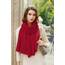 RIIQIICHY Damen Schal Winter Rot Pashmina Stola Festlich Herbst xxl schals Tücher für Abendkleider Frauen Hochzeit Schultertuch