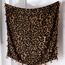 KRUIHAN Frauen Weichen Langen Hals Schal - Damenmode Leopard Tiermuster Cape,Abendgesellschaft Stilvolle Accessoires mit Quaste(Stil B-Braun)