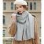 RIIQIICHY Damen Schal Winter Grau Pashmina Stola Festlich Herbst xxl schals Tücher für Abendkleider Frauen Hochzeit schultertuch