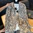 KRUIHAN Zebra Animal Print Schals & Tücher für Damen Stola Damen Festlich Leichtes Herbst Winter Halstuch Schultertuch Kopftuch Geschenke für Frauen,Stil C-Beige Stola