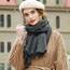 RIIQIICHY Damen Schal Winter Dunkelgrau Pashmina Stola Festlich Herbst xxl schals Tücher für Abendkleider Frauen Hochzeit schultertuch