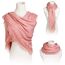 Superora Damen Halstuch Schultertuch Schal Scarf Stola Quadratischer Deckenschal mit Fransen 140 * 140cm