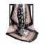 DRESHOW 90x90cm Große Quadratische Schals für Damen 4 Stück Seide Kopftuch Bandanas Haartuch Halstuch Haarschmuck