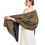 vimate Glitzer Schal Tuch - Elegantes Metallic Abendtuch für Damen, Gäste formelle Kleidung Accessoire (DE-Black & Gold)