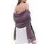 RIIQIICHY Damen Schal Violett Stola Festlich für Abendkleid Pashmina Schals Tücher für Frauen Hochzeit Schultertuch Frühling Winter Schal Warme Kuschelig