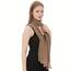 Chiffon Schal Damen Dunkel Taupe - Seidenweich und Federleicht - Eleganter Halstuch Schal - Polyester Tuch Halstuch Frühling Sommer - Pflegeleichtes Schaltuch - Damenschal Leicht (Dunkel Taupe)