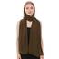 Shawl Factory Chiffon Schal Damen Khaki - Seidenweich und Federleicht - Eleganter Halstuch Schal - Polyester Tuch Halstuch Damen Frühling Sommer - Pflegeleichtes Schaltuch - Damenschal Leicht (Khaki)