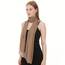 Chiffon Schal Damen Dunkel Taupe - Seidenweich und Federleicht - Eleganter Halstuch Schal - Polyester Tuch Halstuch Frühling Sommer - Pflegeleichtes Schaltuch - Damenschal Leicht (Dunkel Taupe)