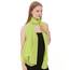 Chiffon Schal Damen Hellgrün - Seidenweich und Federleicht - Eleganter Halstuch Schal - Polyester Tuch Halstuch Damen Frühling Sommer - Pflegeleichtes Schaltuch - Damenschal Leicht (Hellgrün)
