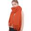 RIIQIICHY Damen Schal Orange Stola Festlich für Abendkleid Pashmina Schals Tücher für Frauen Hochzeit Schultertuch Frühling Winter Schal Warme Kuschelig