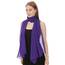 Shawl Factory Chiffon Schal Damen Lila - Seidenweich und Federleicht - Eleganter Halstuch Schal - Polyester Tuch Halstuch Damen Frühling Sommer - Pflegeleichtes Schaltuch - Damenschal Leicht (Lila)