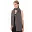 Chiffon Schal Damen Dunkelgrau - Seidenweich und Federleicht - Eleganter Halstuch Schal - Polyester Tuch Halstuch Damen Frühling Sommer - Pflegeleichtes Schaltuch - Damenschal Leicht (Dunkelgrau)