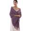 RIIQIICHY Damen Schal Violett Stola Festlich für Abendkleid Pashmina Schals Tücher für Frauen Hochzeit Schultertuch Frühling Winter Schal Warme Kuschelig