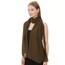 Shawl Factory Chiffon Schal Damen Khaki - Seidenweich und Federleicht - Eleganter Halstuch Schal - Polyester Tuch Halstuch Damen Frühling Sommer - Pflegeleichtes Schaltuch - Damenschal Leicht (Khaki)