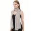 Shawl Factory Chiffon Schal Damen Grau - Seidenweich und Federleicht - Eleganter Halstuch Schal - Polyester Tuch Halstuch Damen Frühling Sommer - Pflegeleichtes Schaltuch - Damenschal Leicht (Grau)