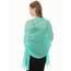 Shawl Factory Chiffon Schal Damen Minze - Seidenweich und Federleicht - Eleganter Halstuch Schal - Polyester Tuch Halstuch Damen Frühling Sommer - Pflegeleichtes Schaltuch - Damenschal Leicht (Minze)