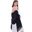 RIIQIICHY Damen Schal Dunkblau Marine Stola Festlich für Abendkleid Pashmina Schals Tücher für Frauen Hochzeit Schultertuch Frühling Winter Schal Warme Kuschelig