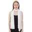 Shawl Factory Chiffon Schal Damen Weiß - Seidenweich und Federleicht - Eleganter Halstuch Schal - Polyester Tuch Halstuch Damen Frühling Sommer - Pflegeleichtes Schaltuch - Damenschal Leicht (Weiß)