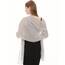 Shawl Factory Chiffon Schal Damen Grau - Seidenweich und Federleicht - Eleganter Halstuch Schal - Polyester Tuch Halstuch Damen Frühling Sommer - Pflegeleichtes Schaltuch - Damenschal Leicht (Grau)