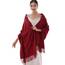 RIIQIICHY Damen Schal Burgund Stola Festlich für Abendkleid Pashmina Schals Tücher für Frauen Hochzeit Schultertuch Frühling Winter Schal Warme Kuschelig