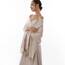 RIIQIICHY Damen Schal Beige Stola Festlich für Abendkleid Pashmina Schals Tücher für Frauen Hochzeit Schultertuch Frühling Winter Schal Warme Kuschelig