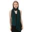 Chiffon Schal Damen Dunkelgrün - Seidenweich und Federleicht - Eleganter Halstuch Schal - Polyester Tuch Halstuch Damen Frühling Sommer - Pflegeleichtes Schaltuch - Damenschal Leicht (Dunkelgrün)