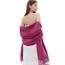 RIIQIICHY Damen Schal lila Stola Festlich für Abendkleid Pashmina Schals Tücher für Frauen Hochzeit Schultertuch Frühling Winter Schal Warme Kuschelig