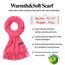 Arctic Penguin Pashmina Schal Kaschmir Stolen Damen Schultertuch für Frauen Hochzeit Kaschmirschal Herren Umschlagtuch Winter/ (Wassermelonenrot)