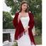 RIIQIICHY Damen Schal Burgund Stola Festlich für Abendkleid Pashmina Schals Tücher für Frauen Hochzeit Schultertuch Frühling Winter Schal Warme Kuschelig