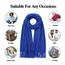 Arctic Penguinp Pashmina Schal Kaschmir Stolen Damen Schultertuch für Frauen Hochzeit Kaschmirschal Herren Umschlagtuch Winter/ (Blau)