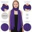 Shawl Factory Chiffon Schal Damen Lila - Seidenweich und Federleicht - Eleganter Halstuch Schal - Polyester Tuch Halstuch Damen Frühling Sommer - Pflegeleichtes Schaltuch - Damenschal Leicht (Lila)