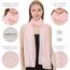 Shawl Factory Chiffon Schal Damen Pink - Seidenweich und Federleicht - Eleganter Halstuch Schal - Polyester Tuch Halstuch Damen Frühling Sommer - Pflegeleichtes Schaltuch - Damenschal Leicht (Pink)