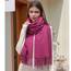 RIIQIICHY Damen Schal lila Stola Festlich für Abendkleid Pashmina Schals Tücher für Frauen Hochzeit Schultertuch Frühling Winter Schal Warme Kuschelig