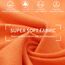 Arctic Penguin Pashmina Schal Kaschmir Stolen Damen Schultertuch für Frauen Hochzeit Kaschmirschal Herren Umschlagtuch Winter/ (Orange)