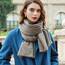 RIIQIICHY Damen Schal Winter Grau Pashmina Stola Festlich Herbst xxl schals Tücher für Abendkleider Frauen Hochzeit Schultertuch