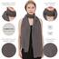 Chiffon Schal Damen Dunkelgrau - Seidenweich und Federleicht - Eleganter Halstuch Schal - Polyester Tuch Halstuch Damen Frühling Sommer - Pflegeleichtes Schaltuch - Damenschal Leicht (Dunkelgrau)