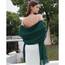RIIQIICHY Damen Schal Grün Stola Festlich für Abendkleid Pashmina Schals Tücher für Frauen Hochzeit Schultertuch Frühling Winter Schal Warme Kuschelig