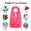 Arctic Penguin Pashmina Schal Kaschmir Stolen Damen Schultertuch für Frauen Hochzeit Kaschmirschal Herren Umschlagtuch Winter/ (Wassermelonenrot)