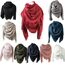 Glamexx24 XXL Kuschelige Damen Poncho mit verschiedenen Mustern
