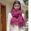 RIIQIICHY Damen Schal lila Stola Festlich für Abendkleid Pashmina Schals Tücher für Frauen Hochzeit Schultertuch Frühling Winter Schal Warme Kuschelig