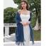 RIIQIICHY Damen Schal Blau Stola Festlich für Abendkleid Pashmina Schals Tücher für Frauen Hochzeit Schultertuch Frühling Winter Schal Warme Kuschelig