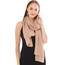 Chiffon Schal Damen Helles Taupe - Seidenweich und Federleicht - Eleganter Halstuch Schal - Polyester Tuch Halstuch Frühling Sommer - Pflegeleichtes Schaltuch - Damenschal Leicht (Helles Taupe)